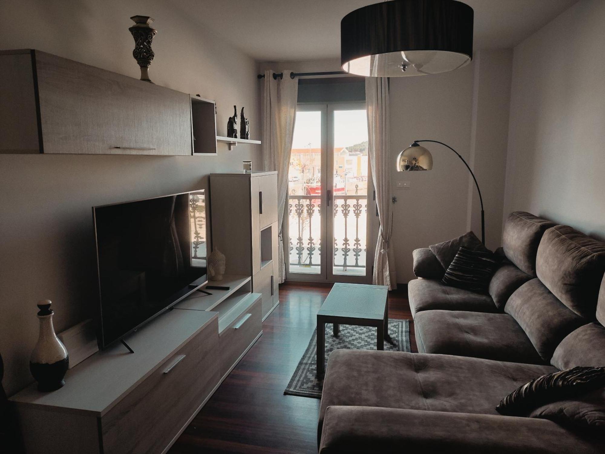 Apartamento Piso Fachada Maritima Exclusive Deluxe Center Porto do Son Habitación foto